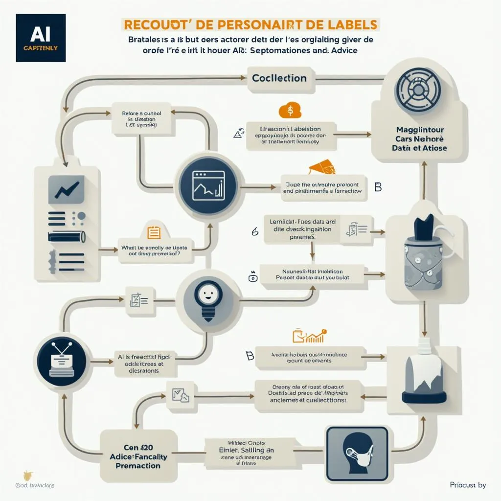Schéma du processus IA pour la finance